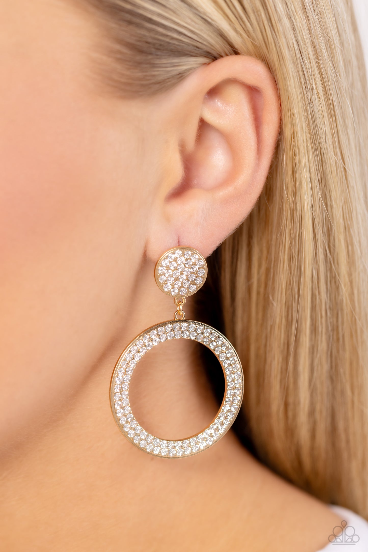 Paparazzi Accessories: GLOW You Away - Gold Earring