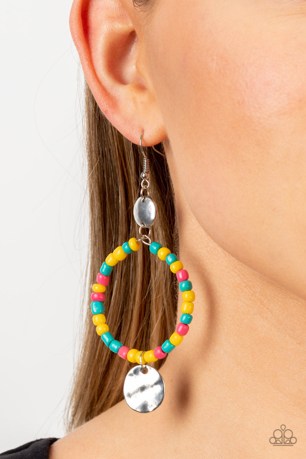 Paparazzi Accessories: Cayman Catch - Yellow Earring