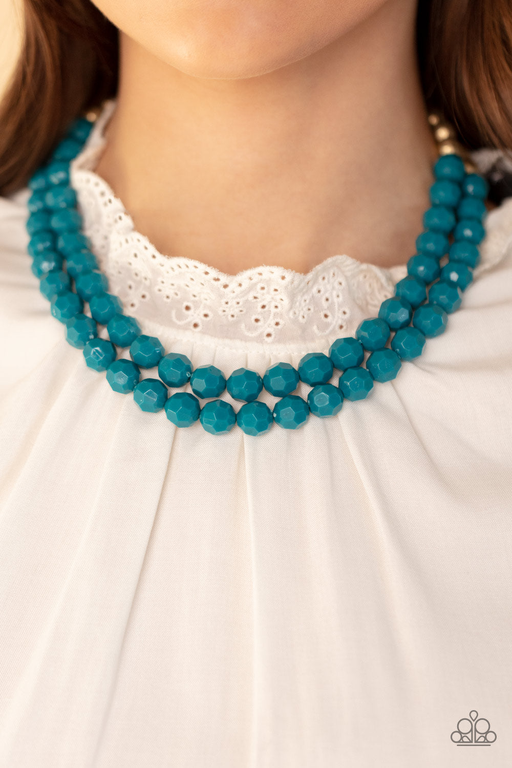 Paparazzi Accessories: Greco Getaway - Blue Necklace