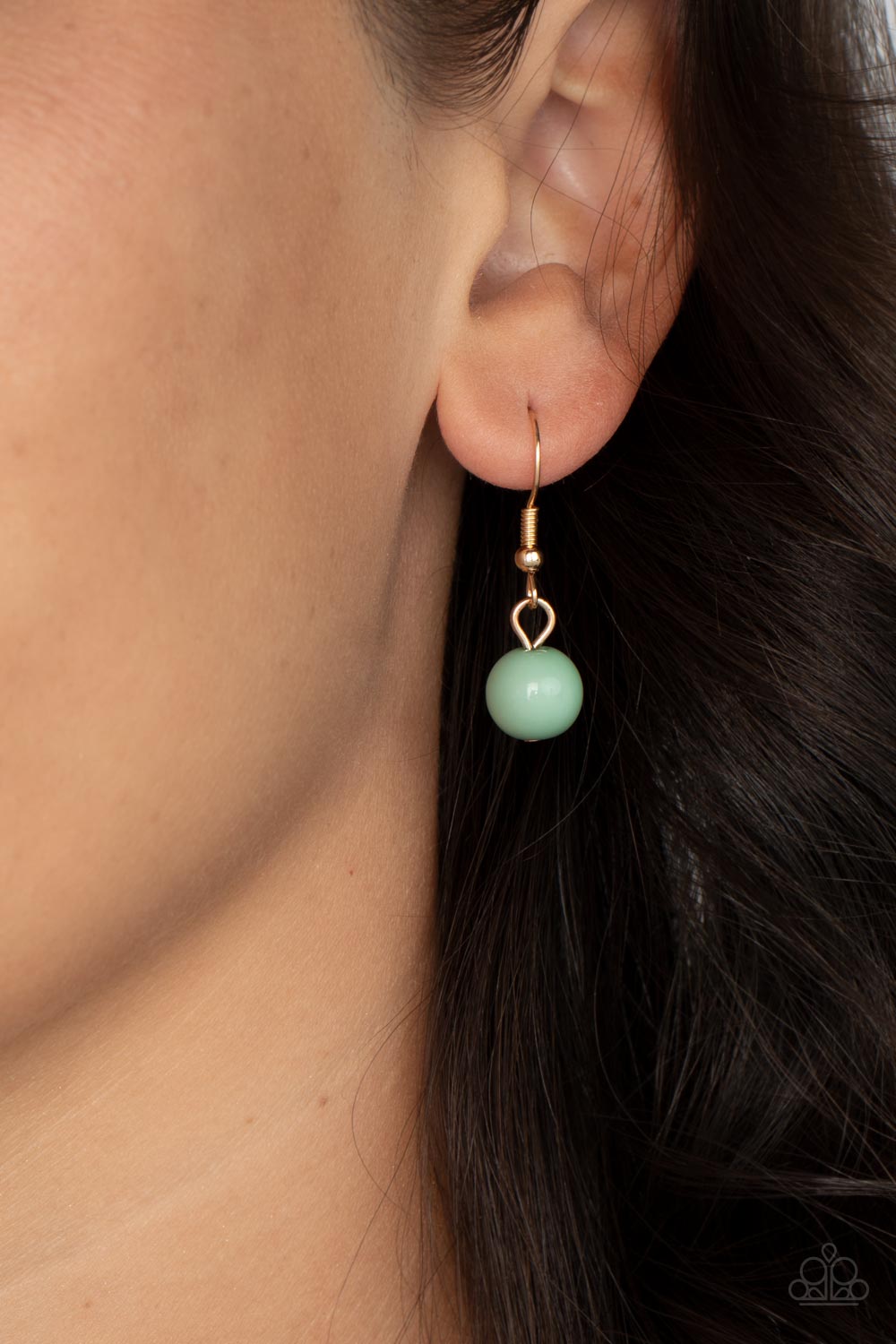 Paparazzi Accessories: Private Paradise - Green Necklace