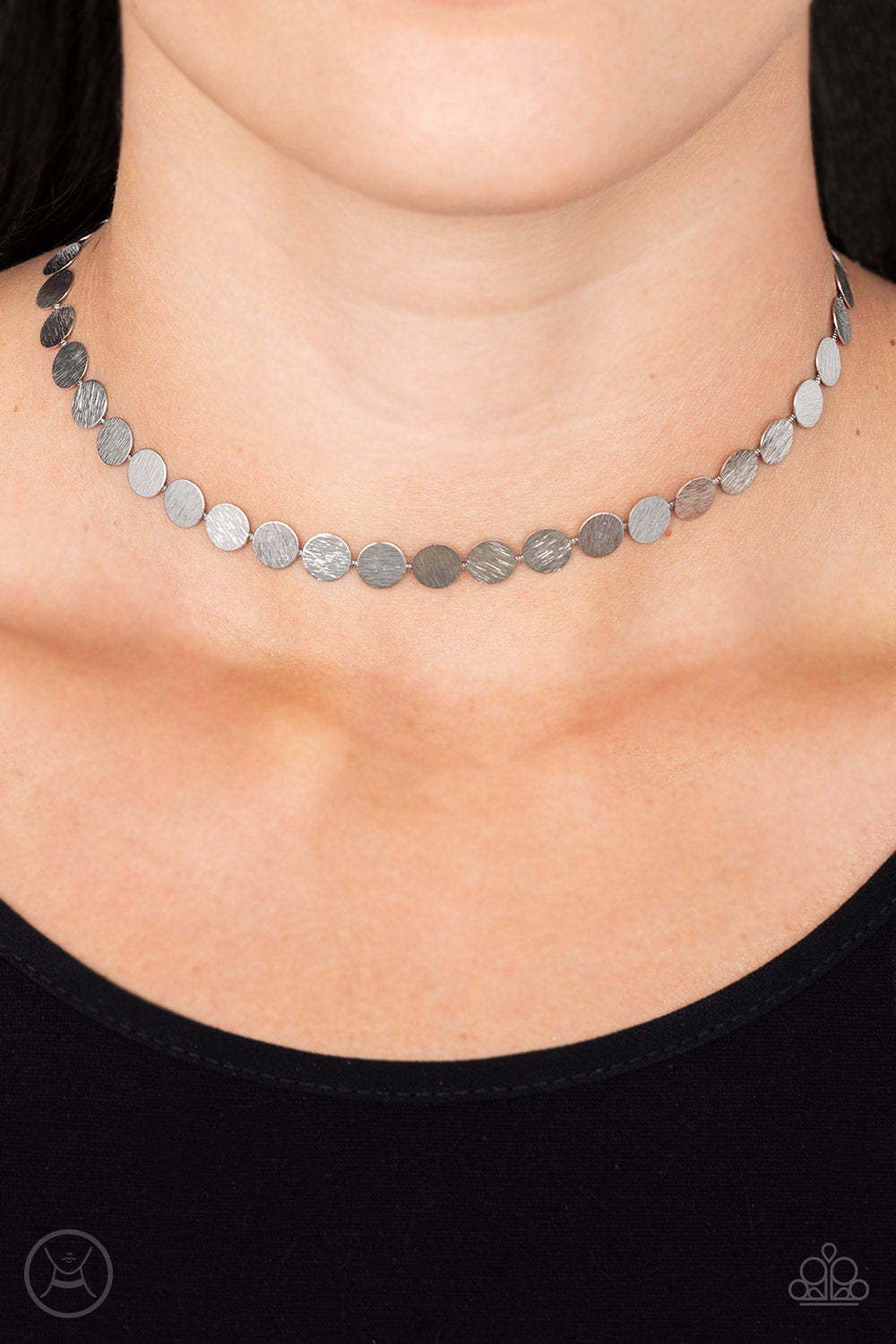 Paparazzi Accessories: Flash Mob Flicker - Silver Necklace