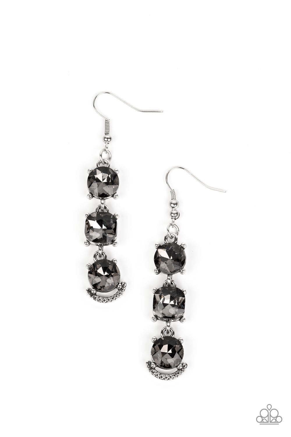 Paparazzi Accessories: Determined to Dazzle - Silver Earring
