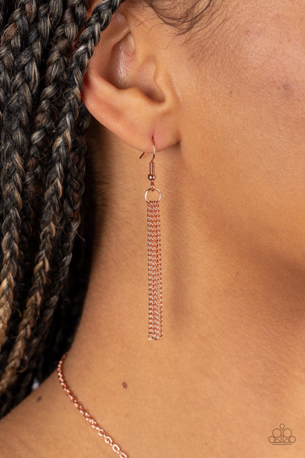 Paparazzi Accessories: Gives Me Butterflies - Copper Necklace