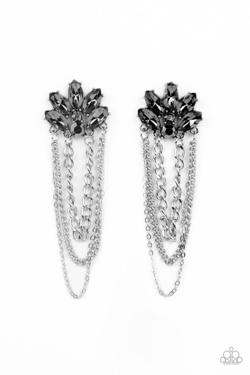 Paparazzi Accessories: Reach for the SKYSCRAPERS - Silver Earring
