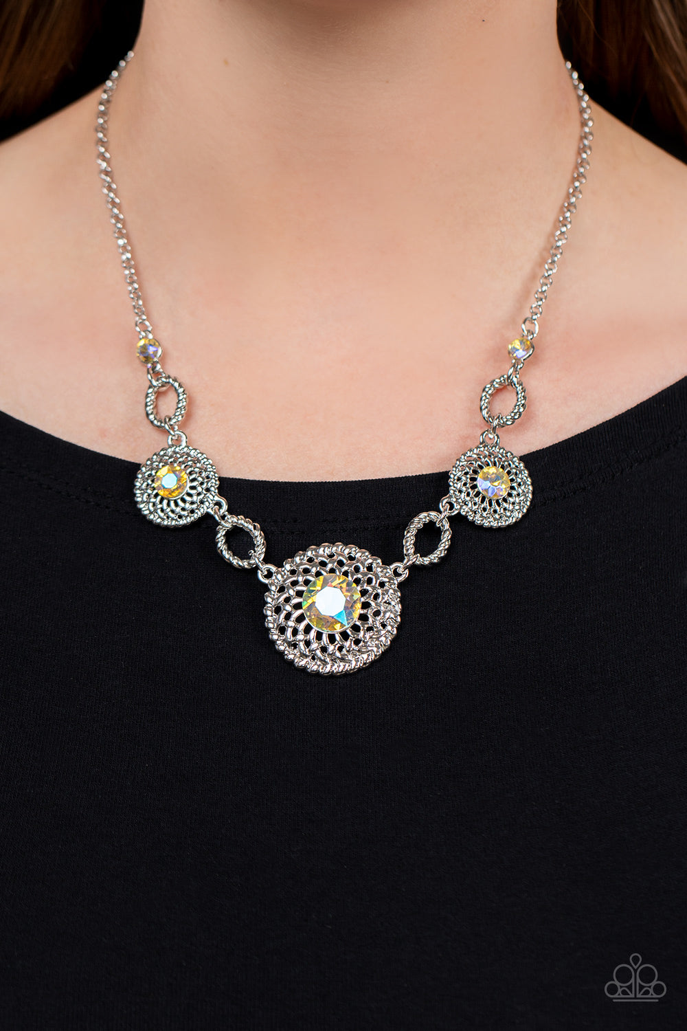 Paparazzi Accessories: Cosmic Cosmos - Yellow Necklace