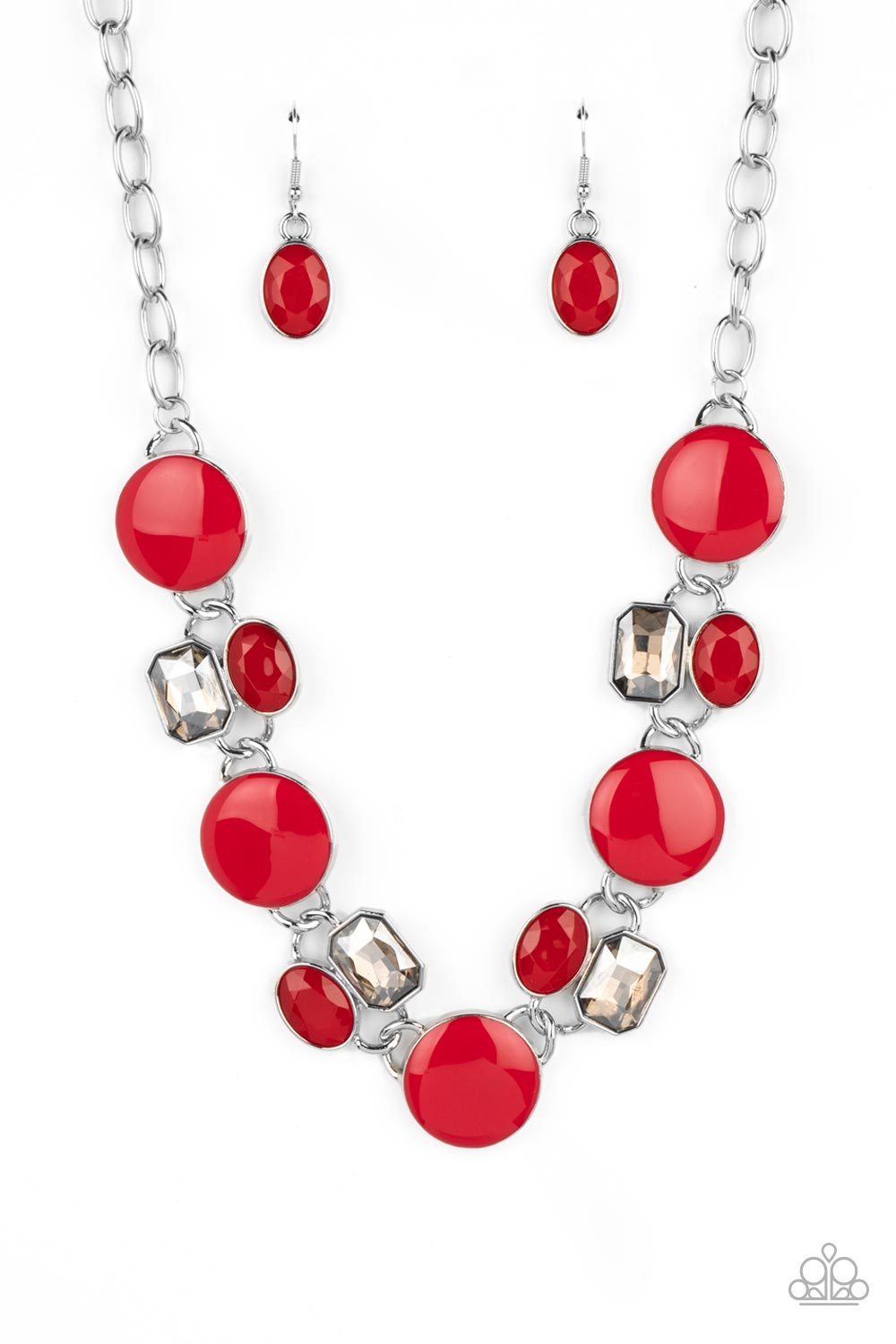 Paparazzi Accessories: Dreaming in MULTICOLOR - Red Necklace