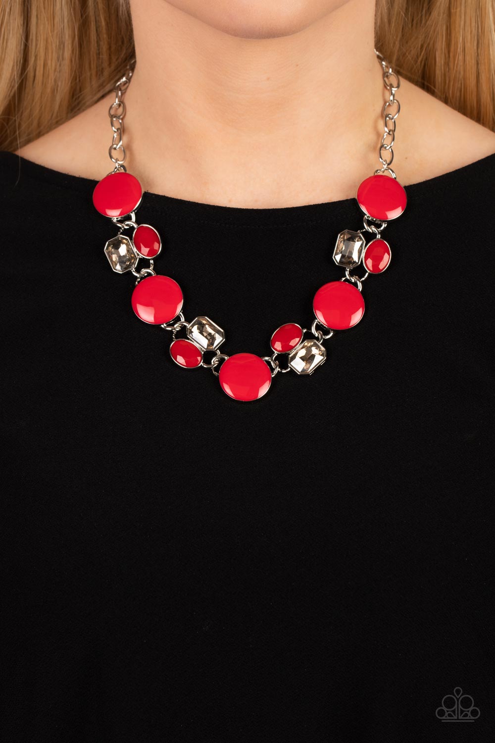 Paparazzi Accessories: Dreaming in MULTICOLOR - Red Necklace