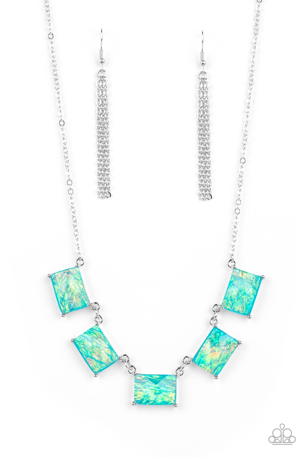 Paparazzi Accessories: Opalescent Oblivion - Blue Necklace
