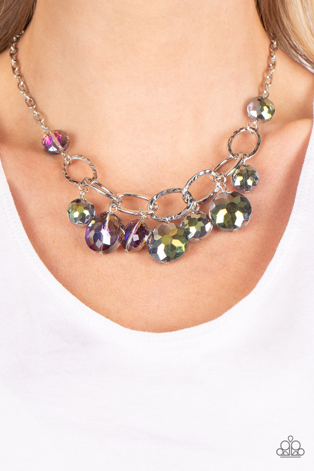 Paparazzi Accessories: Rhinestone River - Multi Necklace