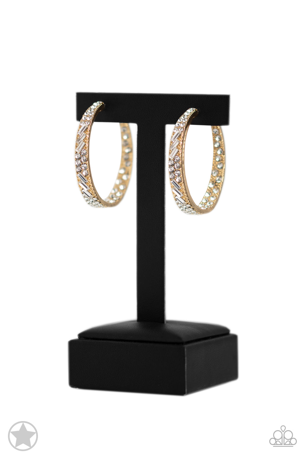 Paparazzi Accessories: GLITZY By Association - Gold Earring