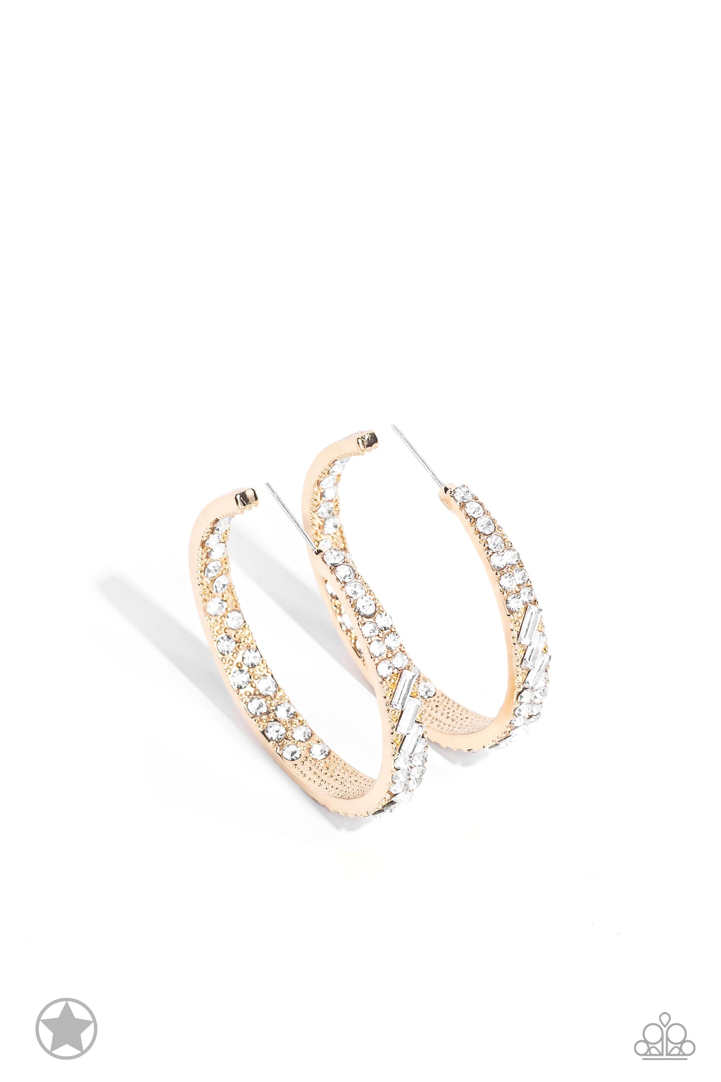 Paparazzi Accessories: GLITZY By Association - Gold Earring