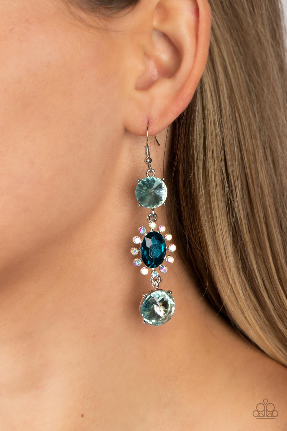 Paparazzi Accessories: Magical Melodrama - Blue Earrings