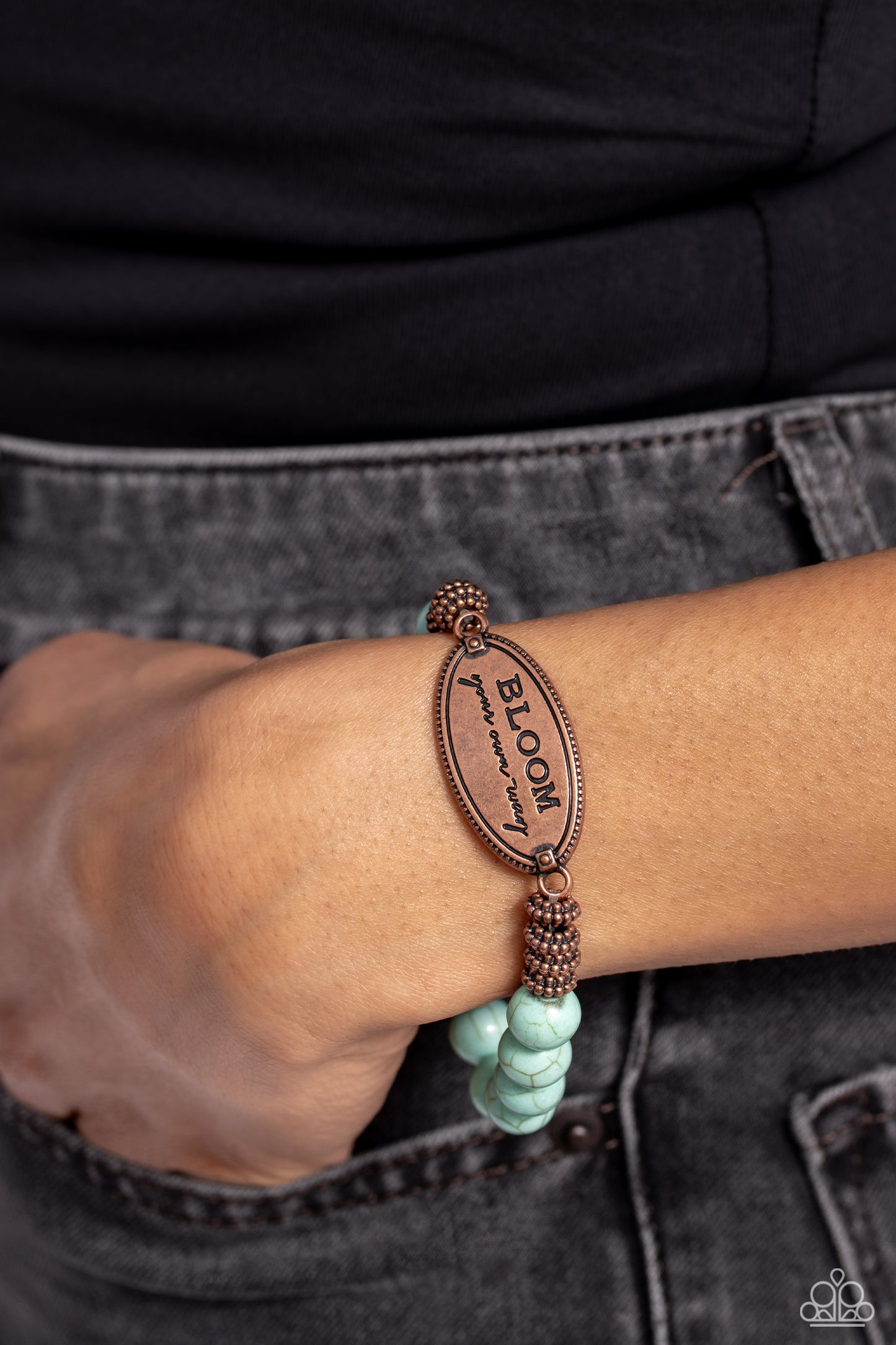 Paparazzi Accessories: Bedouin Bloom - Copper Bracelet