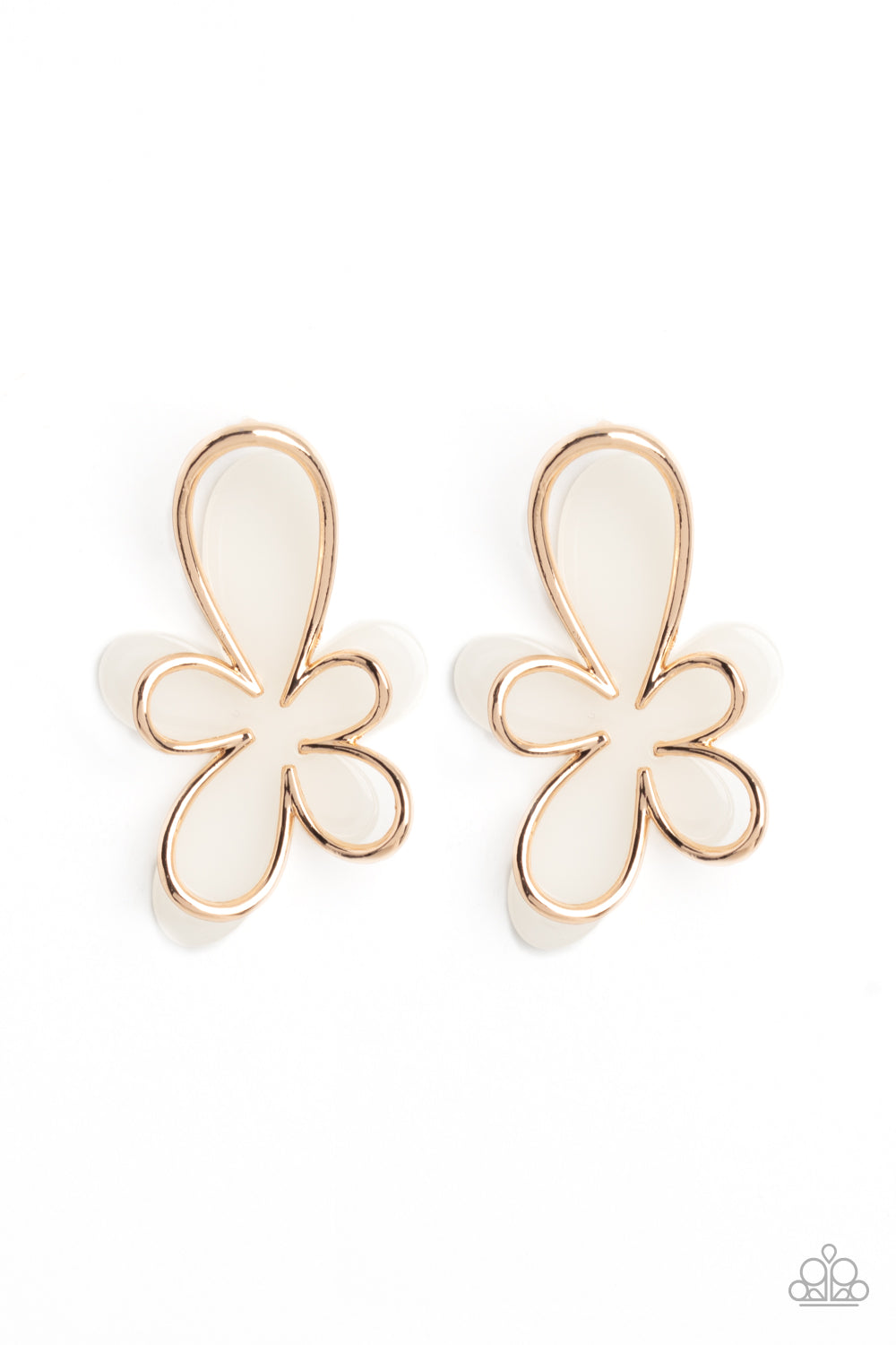 Paparazzi Accessories: Glimmering Gardens - Gold Earring