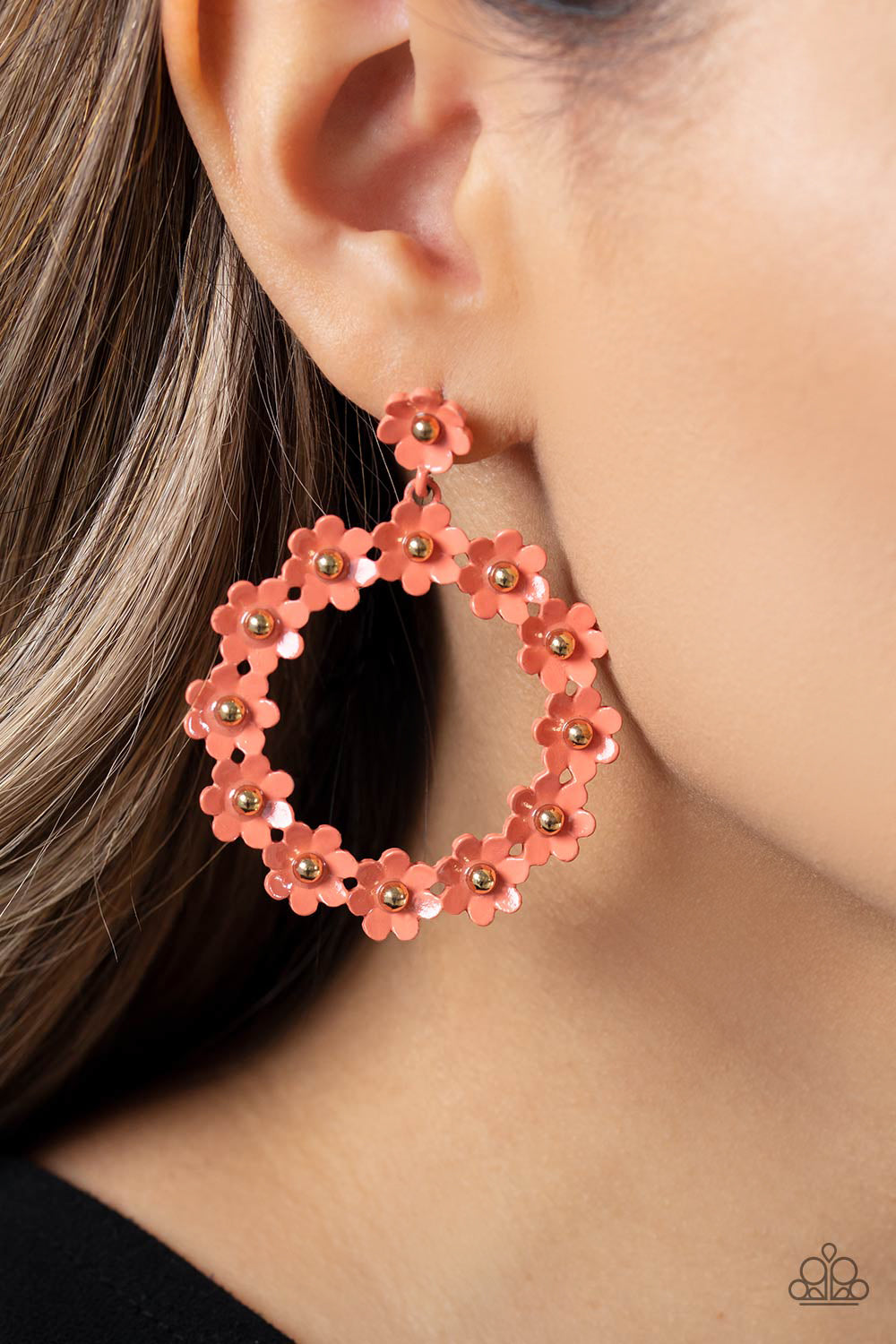 Paparazzi Accessories: Daisy Meadows - Orange Earring