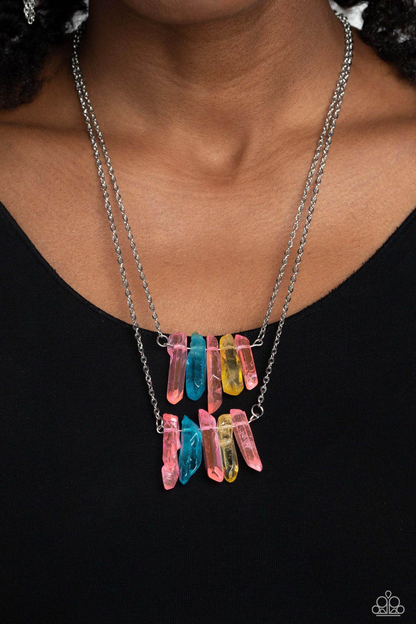 Paparazzi Accessories: Crystal Catwalk - Multi Necklace