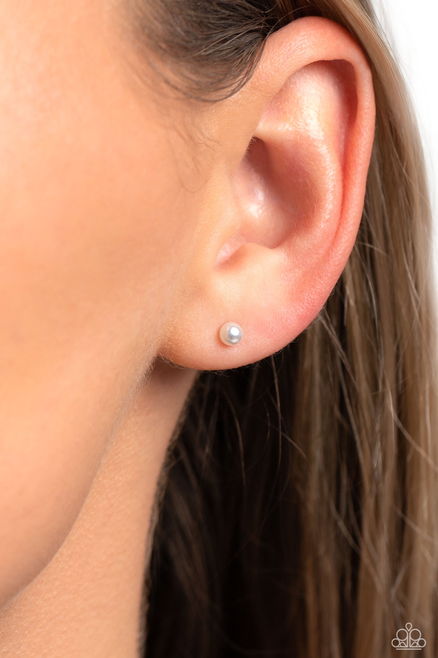 Paparazzi Accessories: Dainty Details - White Earring