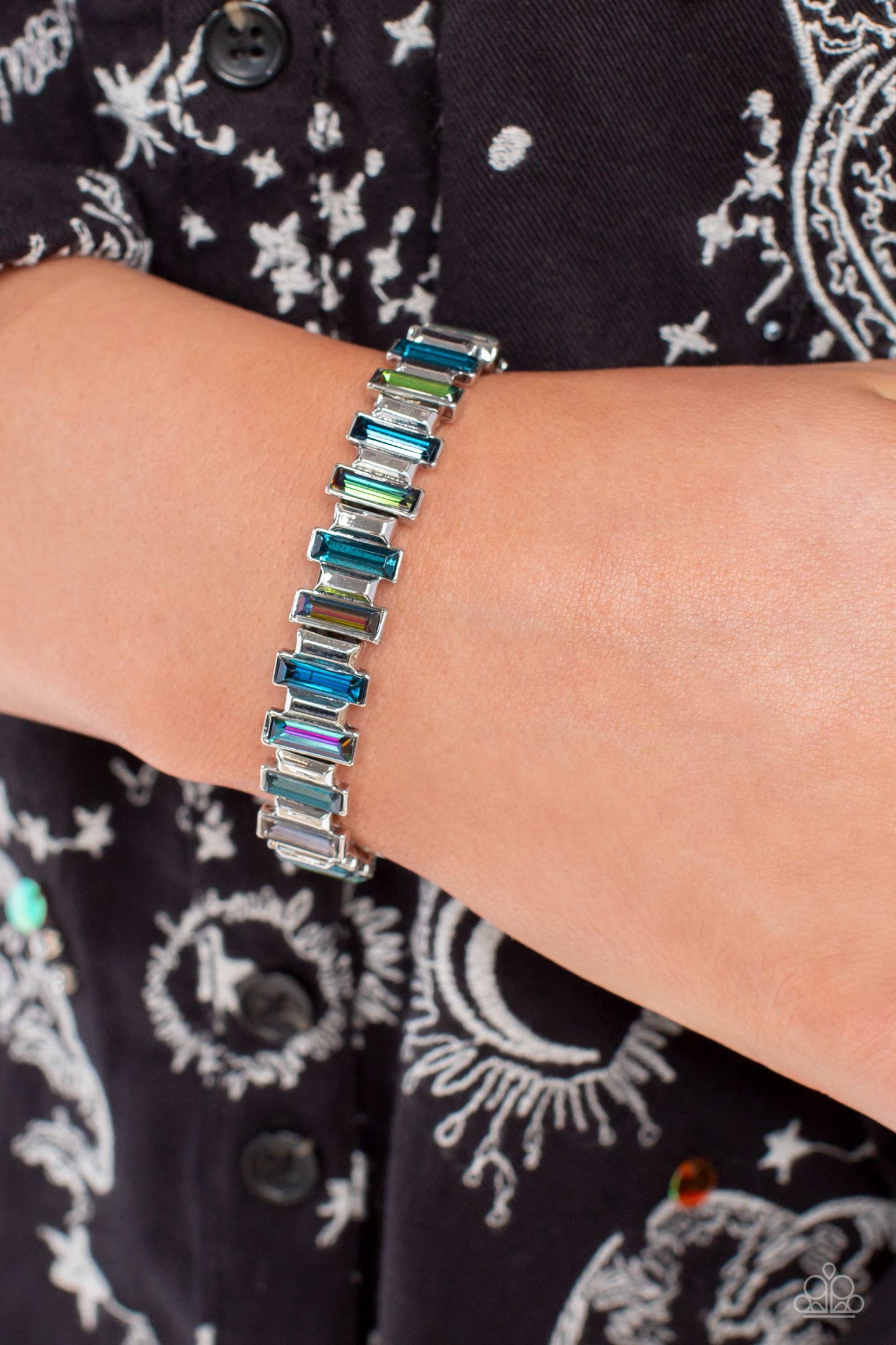 Paparazzi Accessories: BURSTING the Midnight Oil - Multi Bracelet