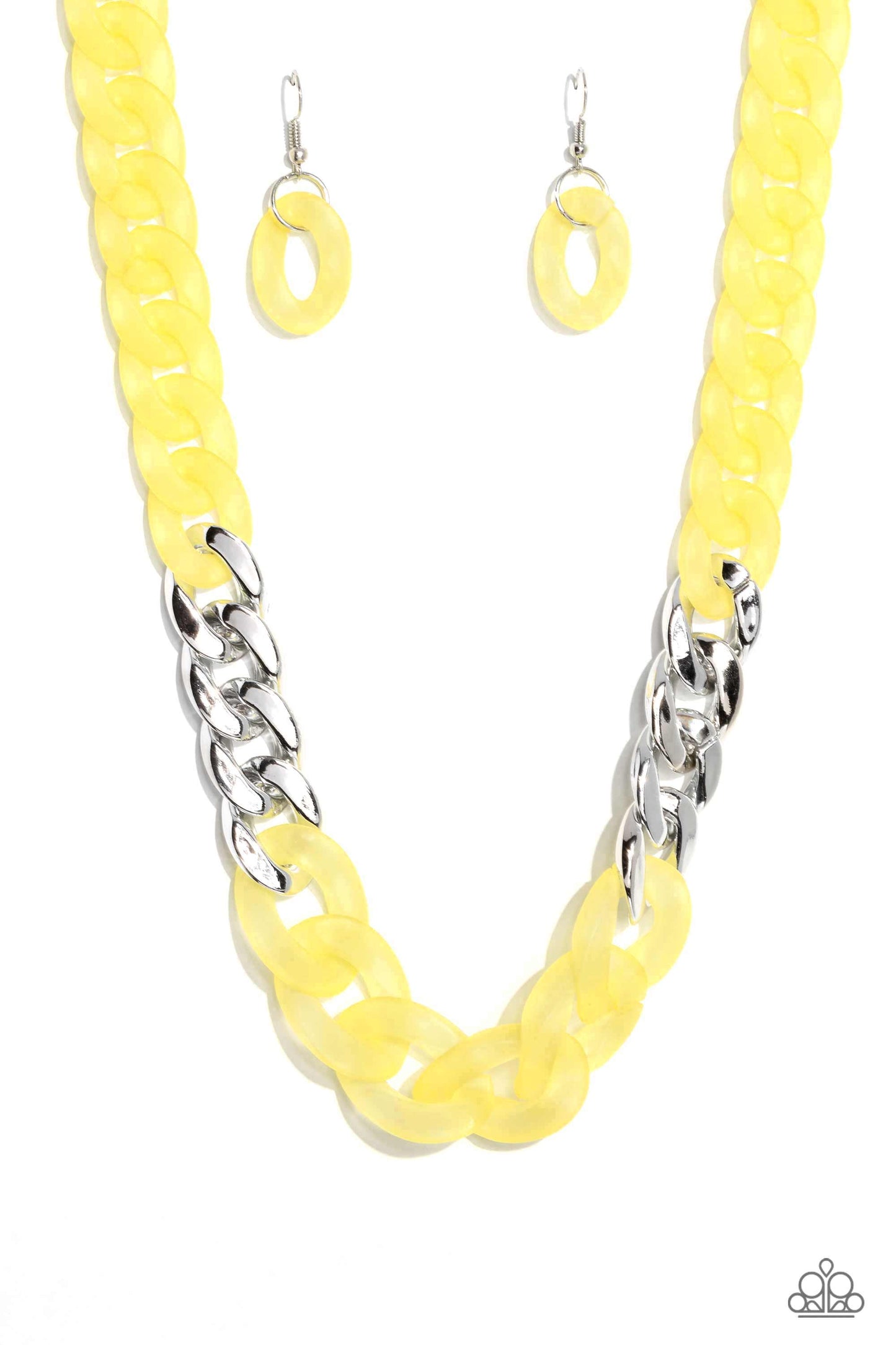 Paparazzi Accessories: Curb Your Enthusiasm - Yellow Necklace