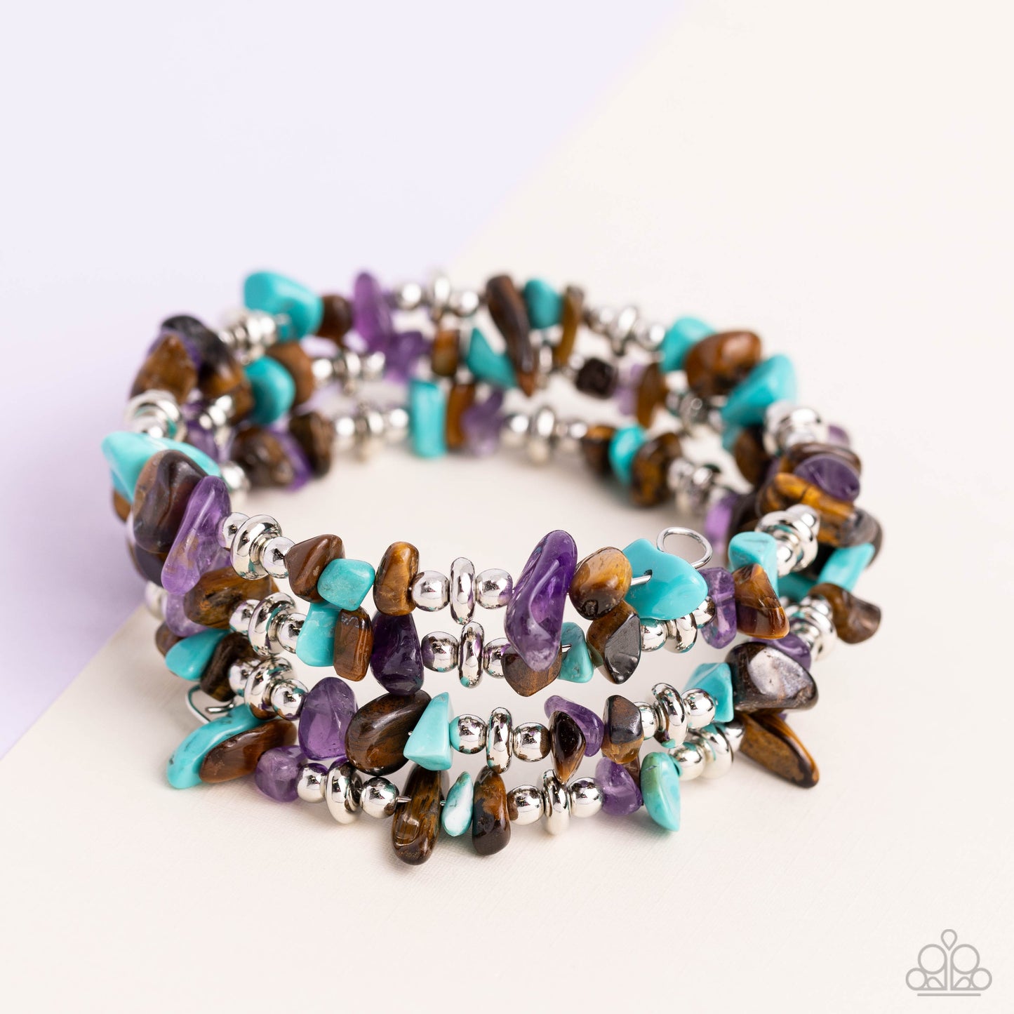 Paparazzi Accessories: Stacking Stones - Brown Bracelet