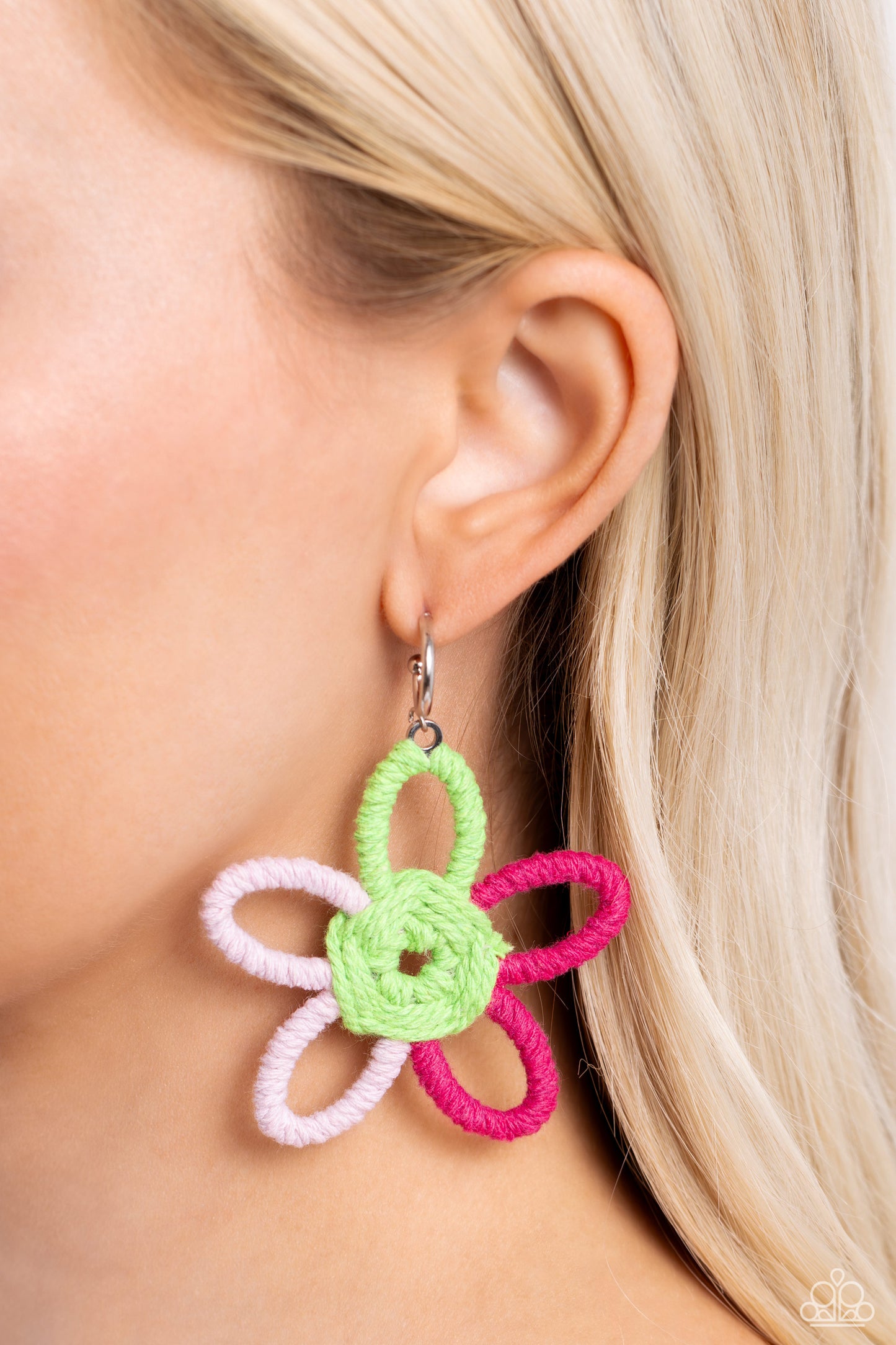 Paparazzi Accessories: Spin a Yarn - Pink Earring