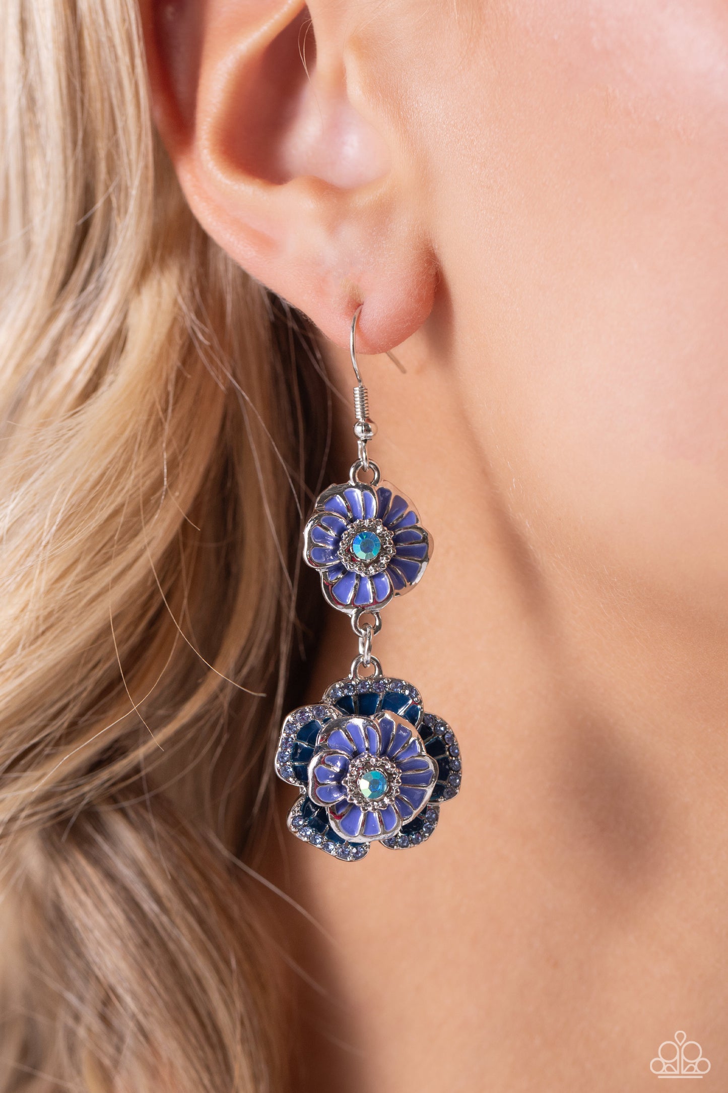 Paparazzi Accessories: Intricate Impression - Blue Earring