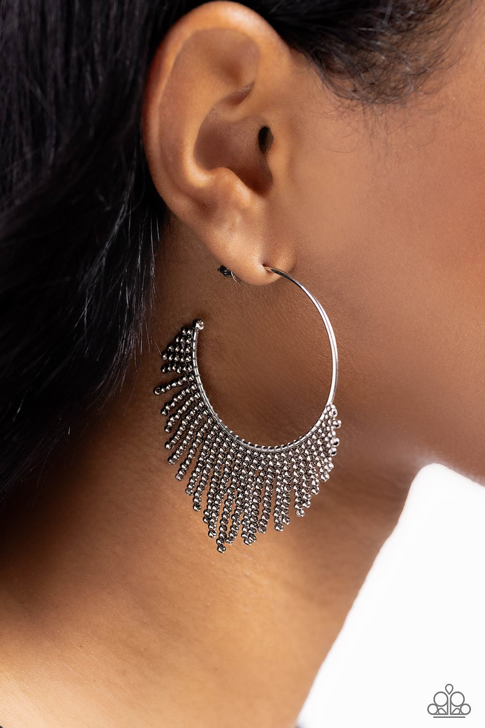 Paparazzi Accessories: Tailored Tassel - Silver Earring