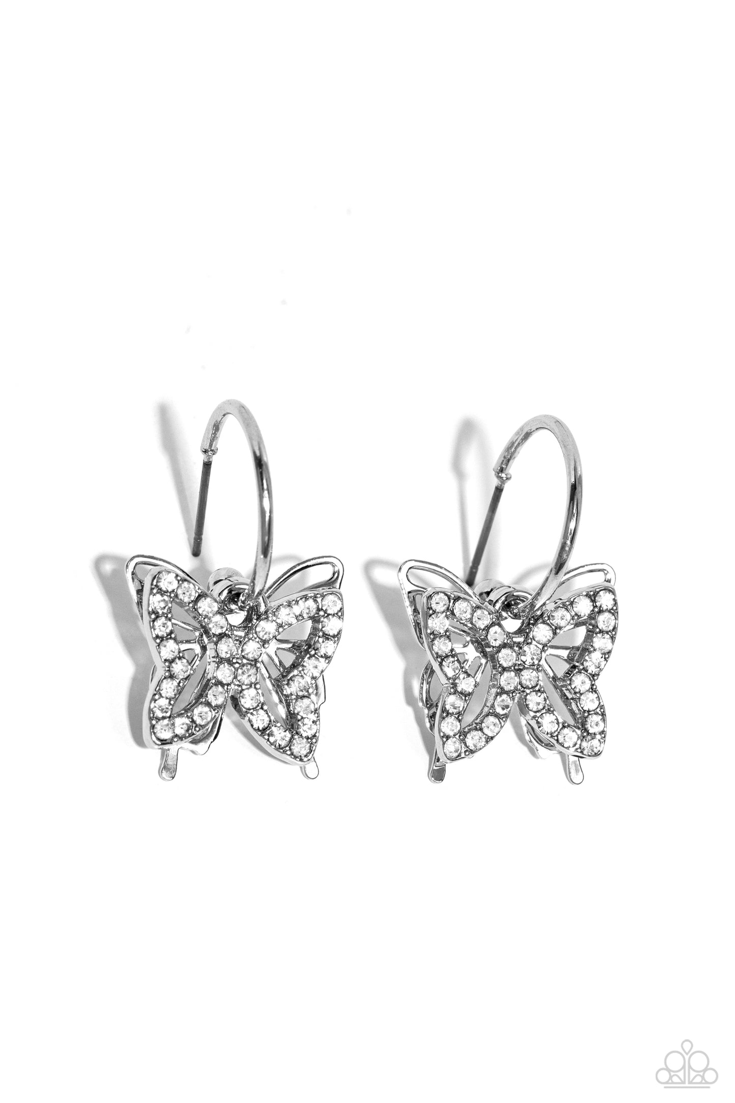 Paparazzi Accessories: Lyrical Layers - White Earring