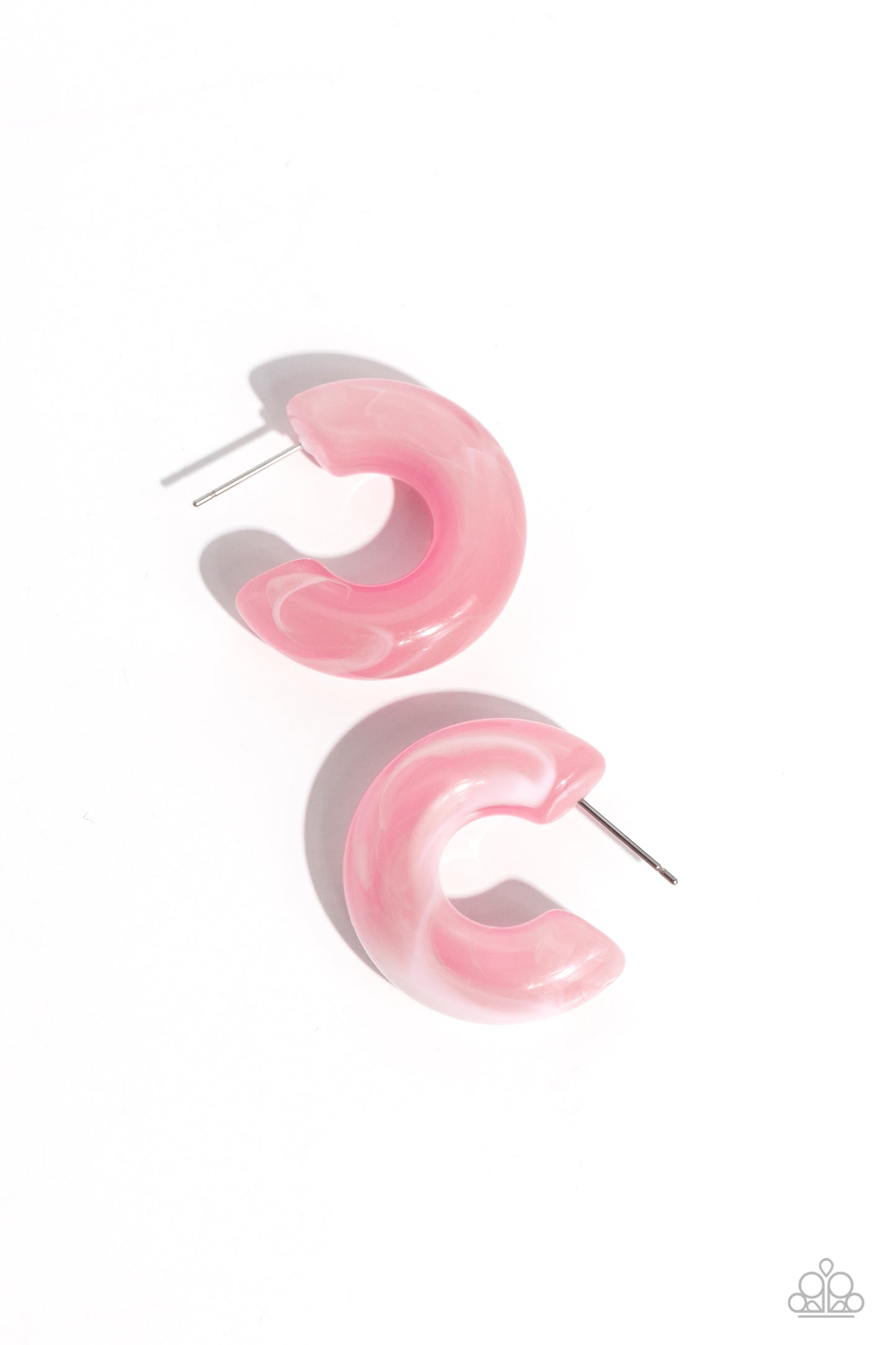 Paparazzi Accessories: Acrylic Acclaim - Pink Earring