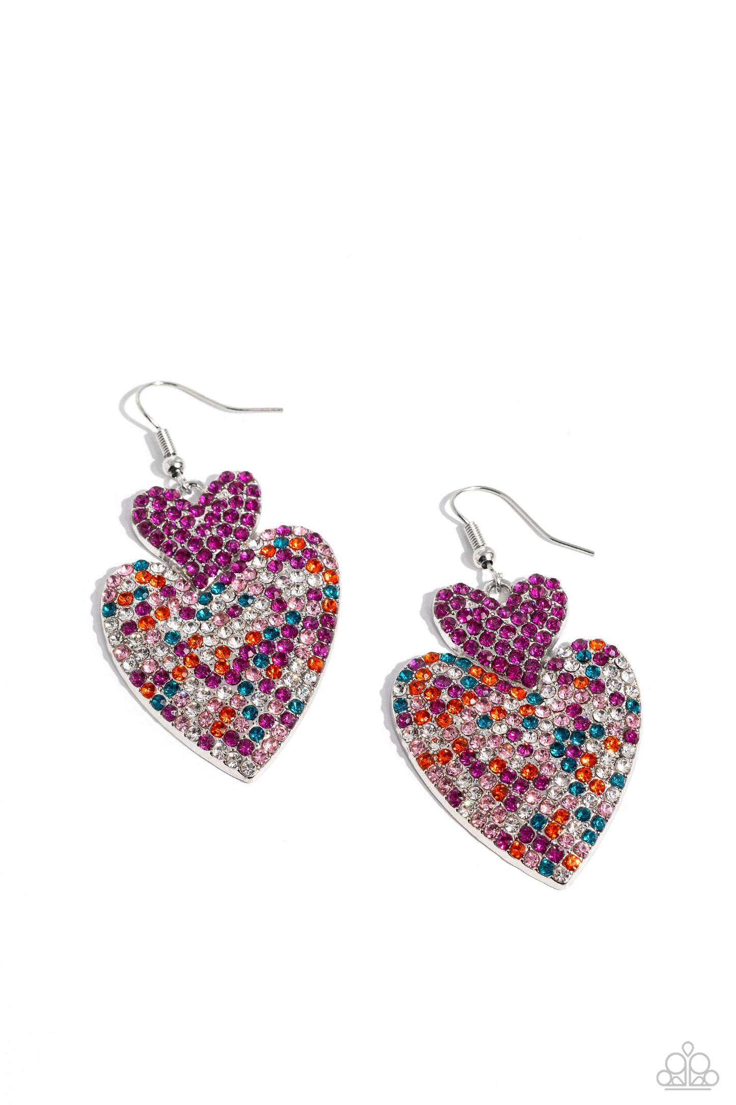 Paparazzi Accessories: Flirting Flourish - Pink Earring
