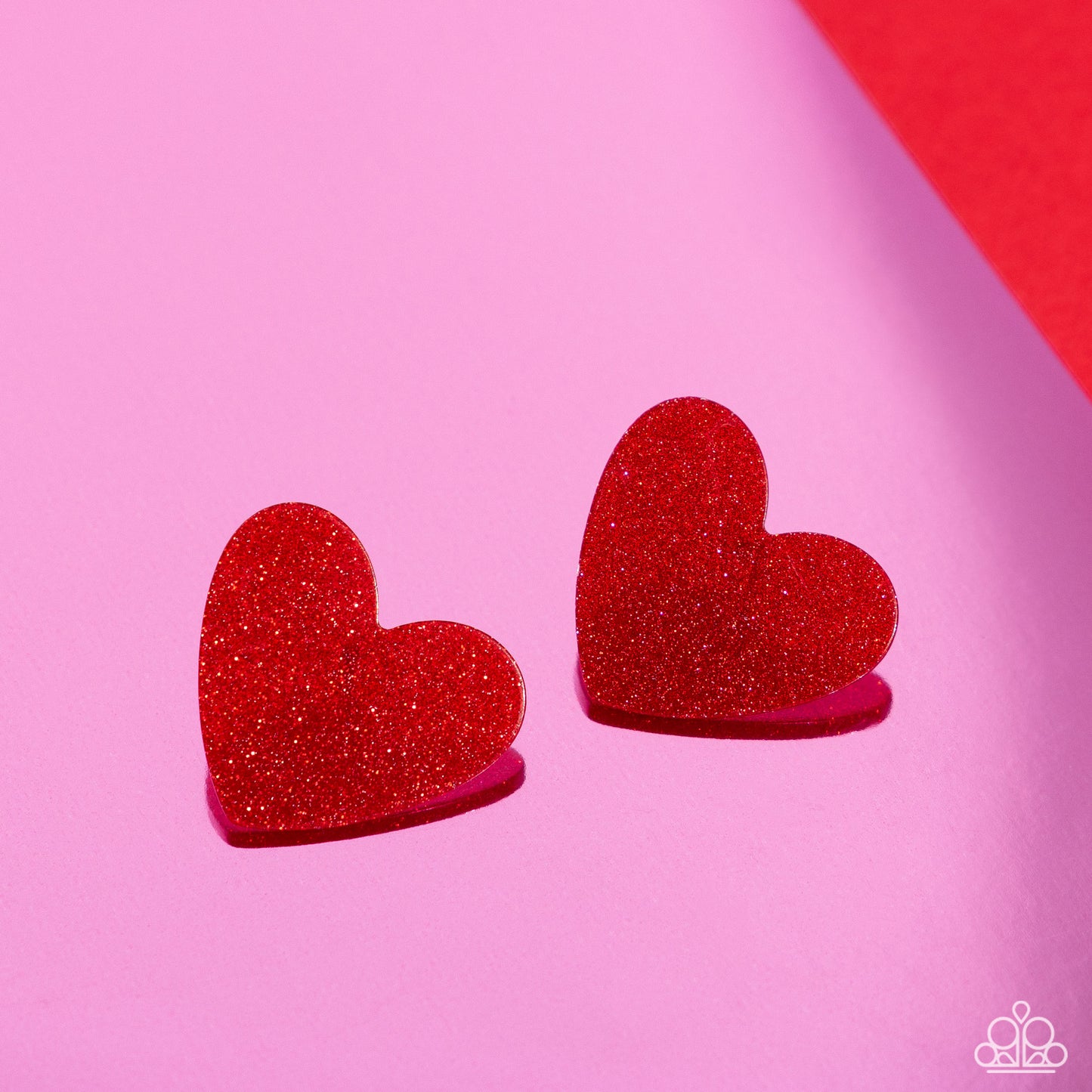 Paparazzi Accessories: Sparkly Sweethearts - Red Earring