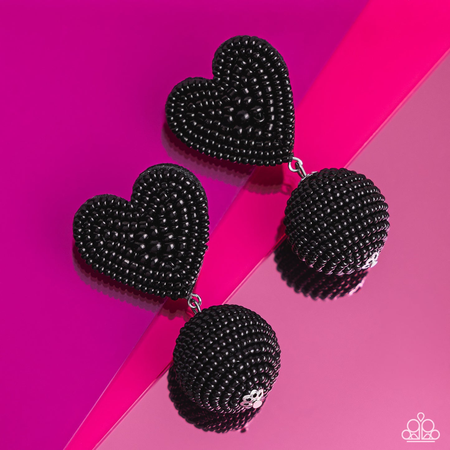 Paparazzi Accessories: Spherical Sweethearts - Black Earring