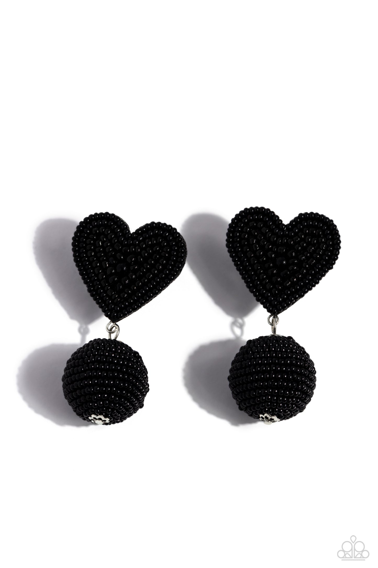 Paparazzi Accessories: Spherical Sweethearts - Black Earring