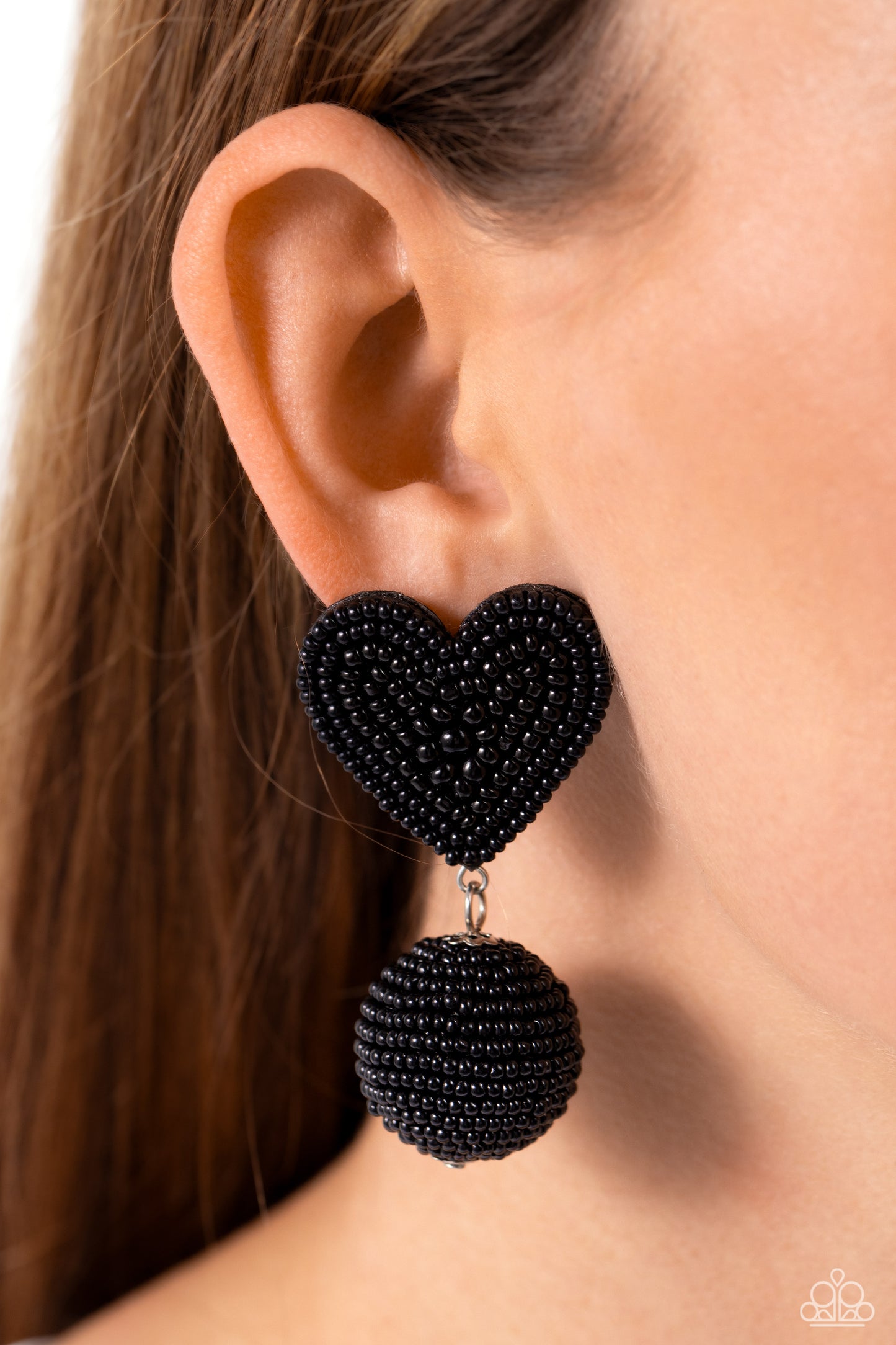 Paparazzi Accessories: Spherical Sweethearts - Black Earring