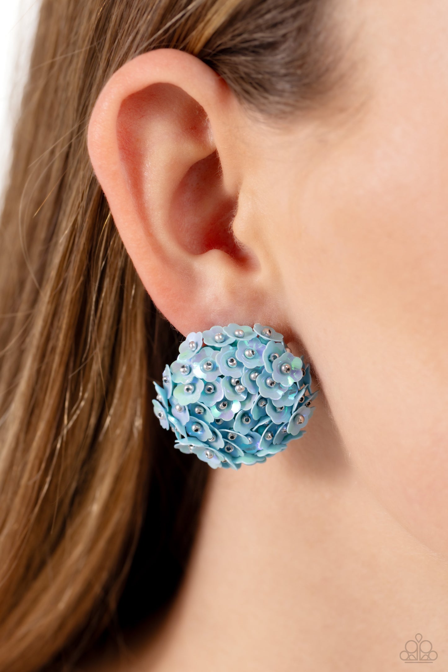 Paparazzi Accessories: Corsage Character - Blue Earring