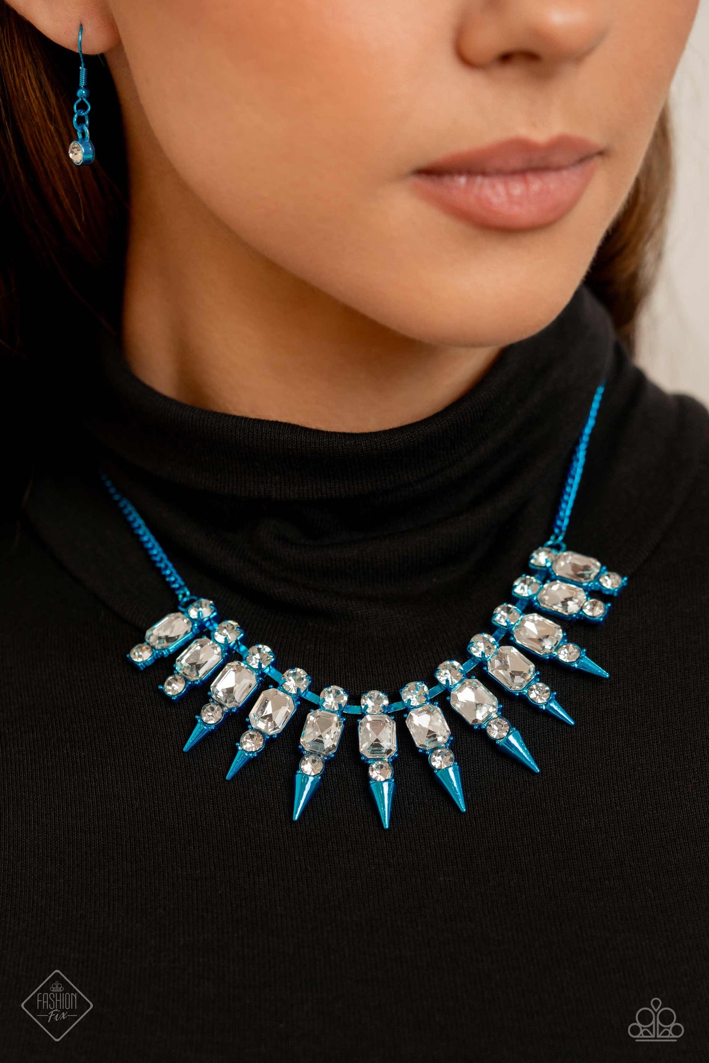 Paparazzi Accessories: Punk Passion - Blue Necklace