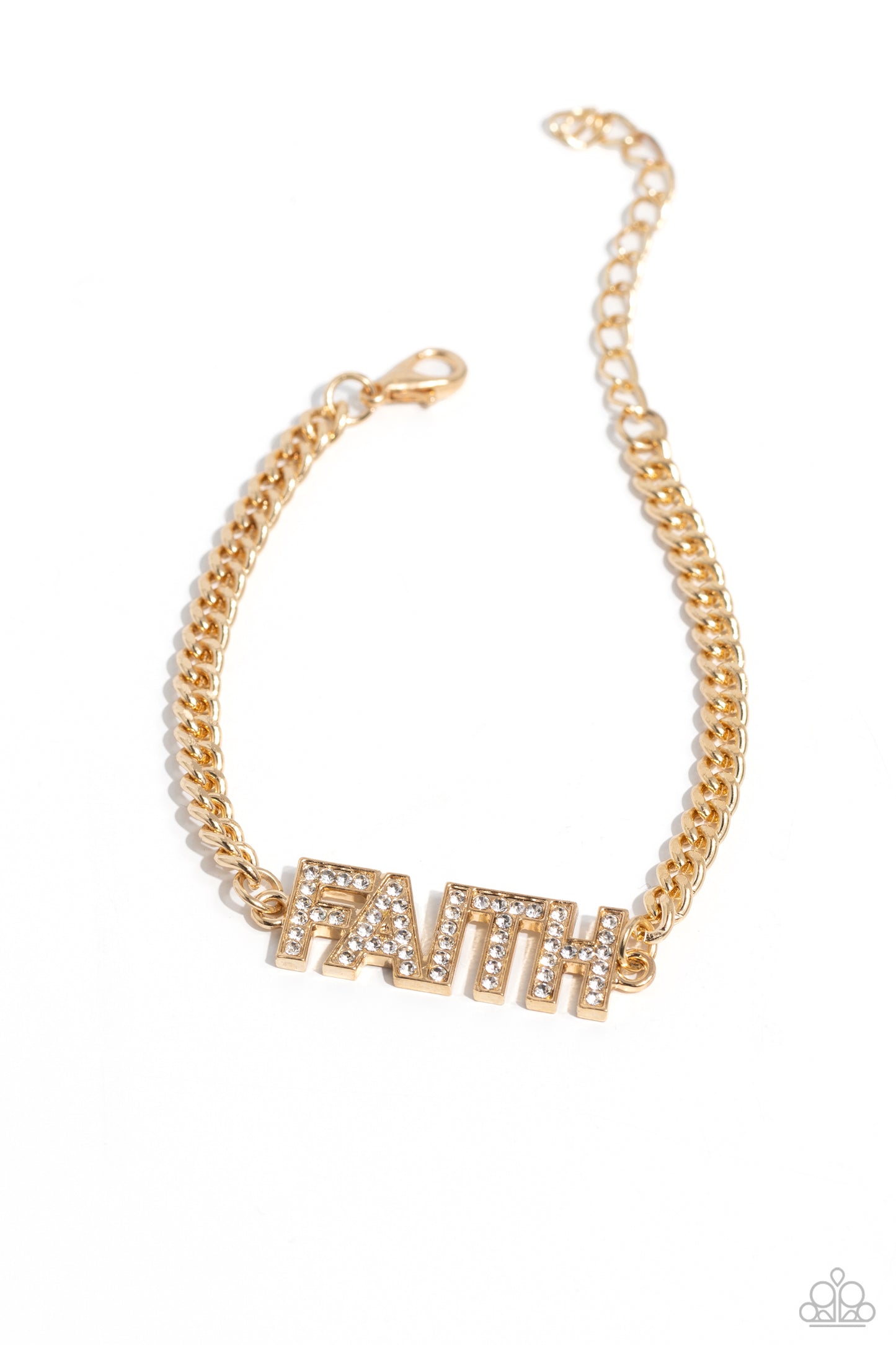 Paparazzi Accessories: Faithful Finish - Gold Bracelet