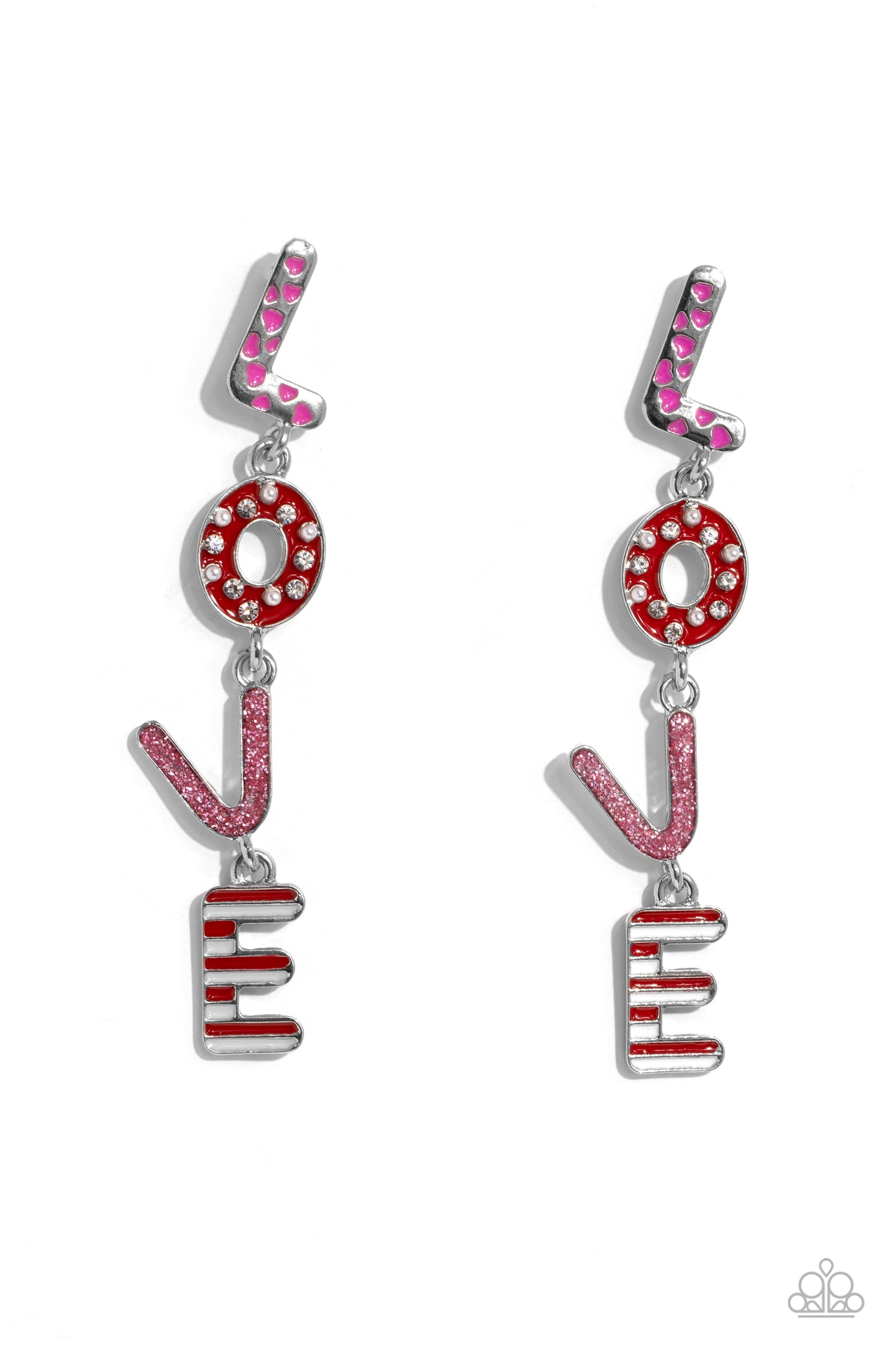Paparazzi Accessories: Admirable Assortment - Pink Earring