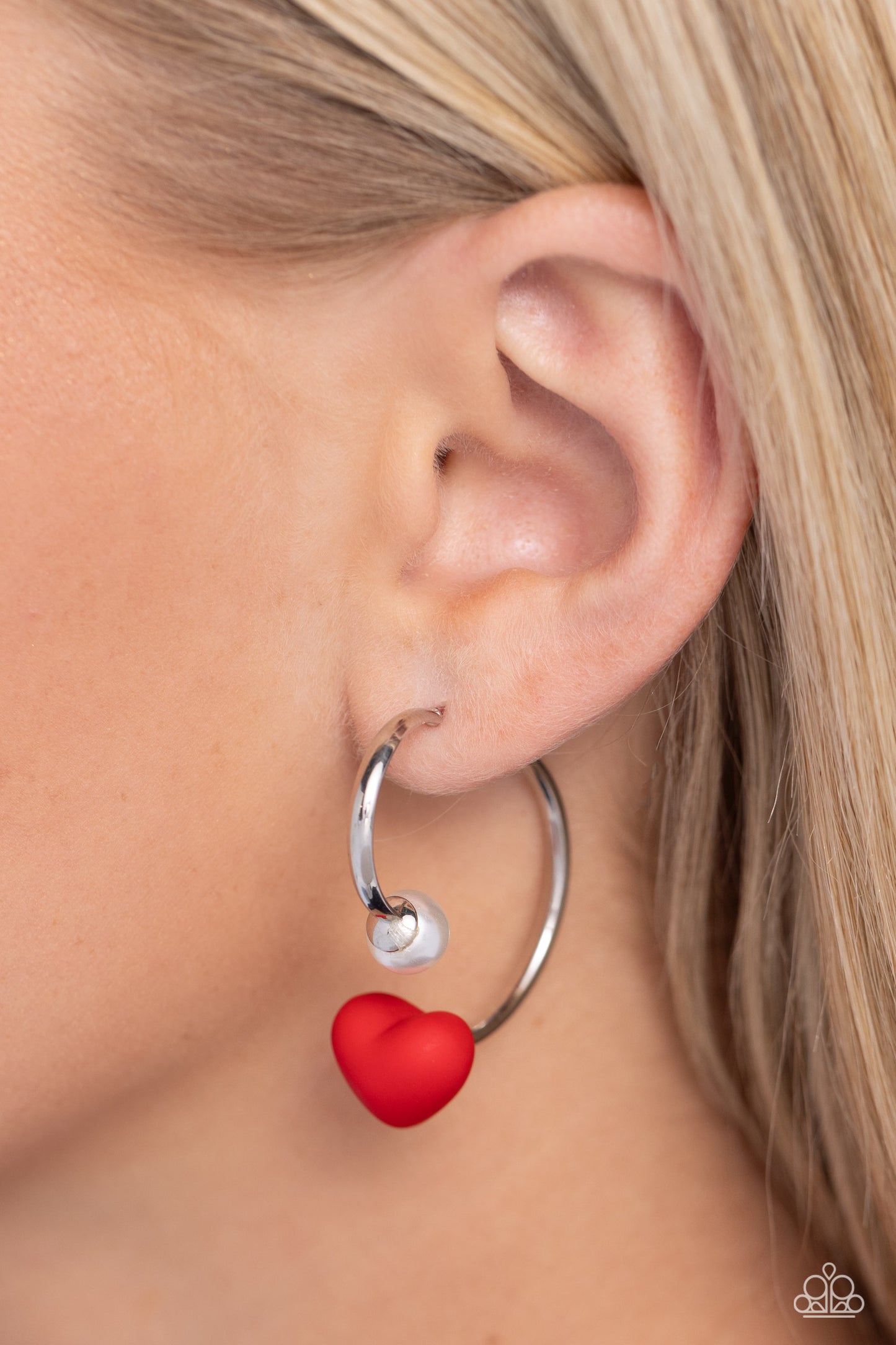 Paparazzi Accessories: Romantic Representative - Red Earring