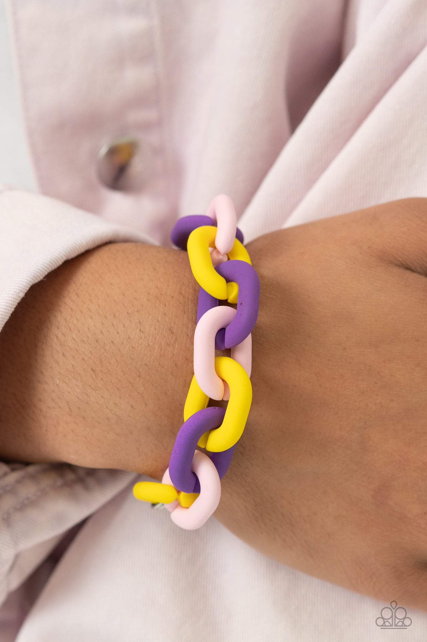 Paparazzi Accessories: Go the Extra SMILE - Purple Bracelet
