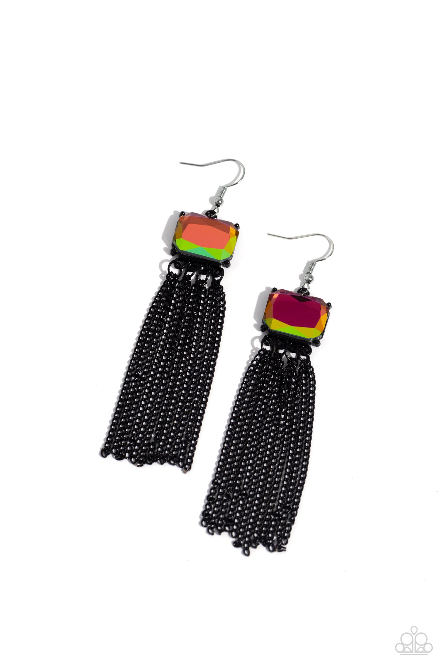 Paparazzi Accessories: Dreaming Of TASSELS - Black Earring