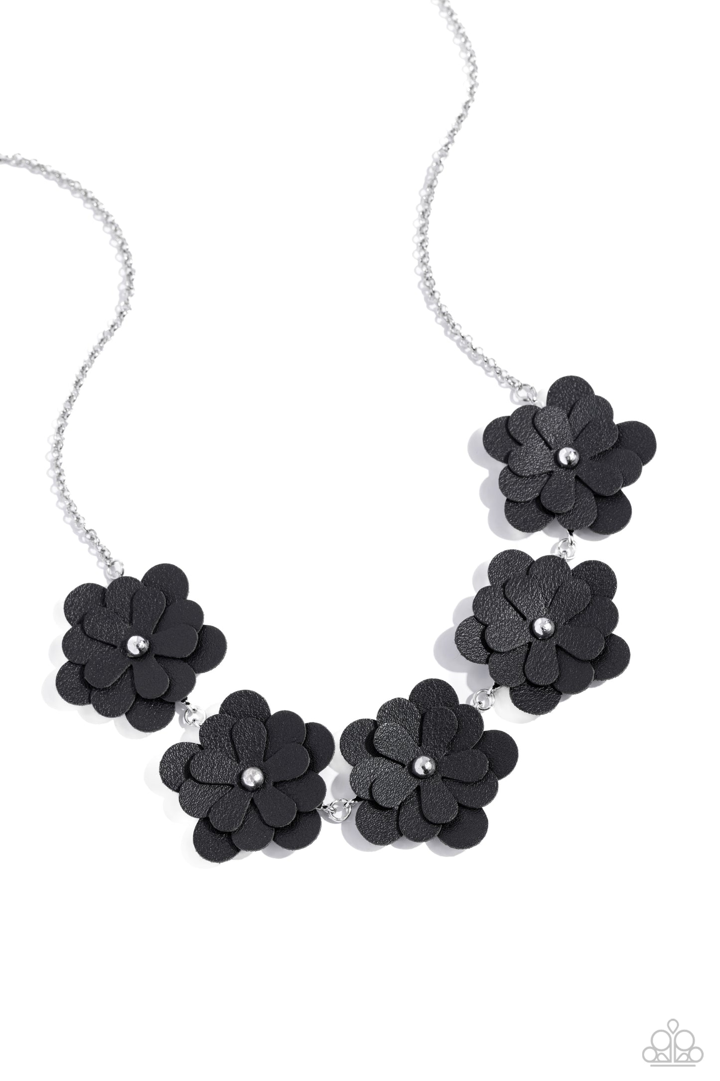Paparazzi Accessories: Balance of FLOWER - Black Necklace