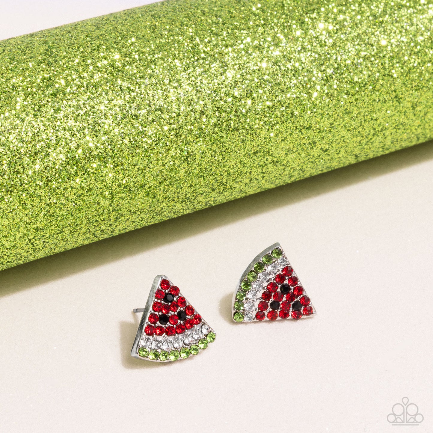 Paparazzi Accessories: Watermelon Slice - Red Earring