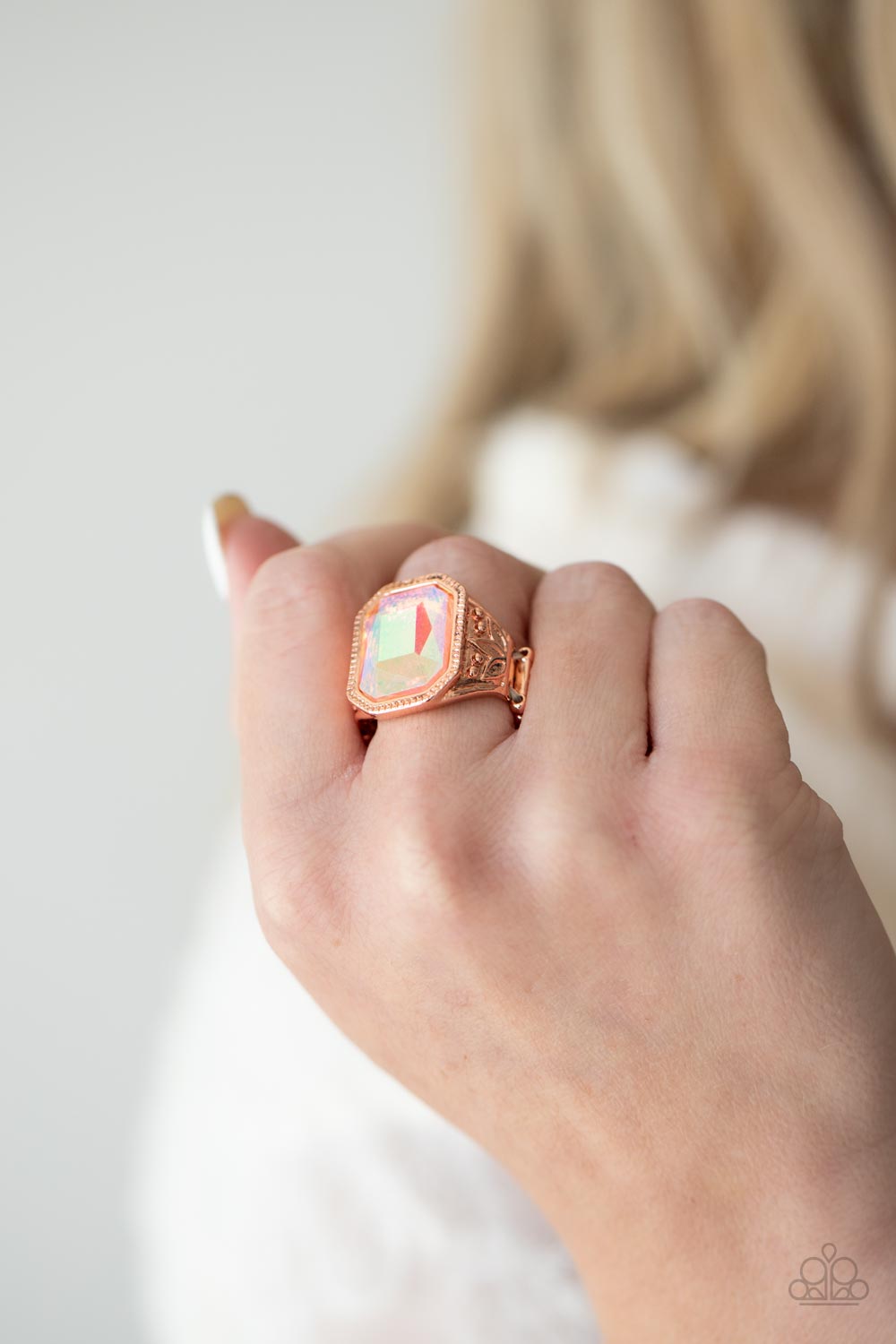 Paparazzi Accessories: Galaxy Goddess Copper Ring