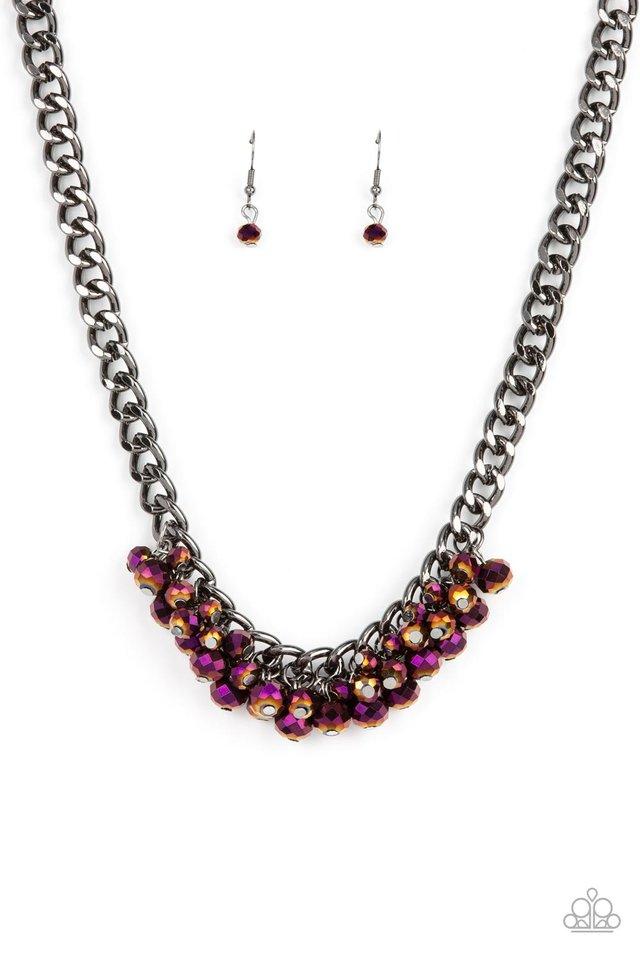 Paparazzi Accessories Galactic Knockout Purple Necklace