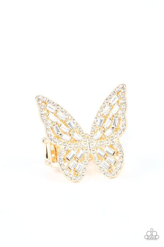 Paparazzi Accessories: Flauntable Flutter Gold Ring