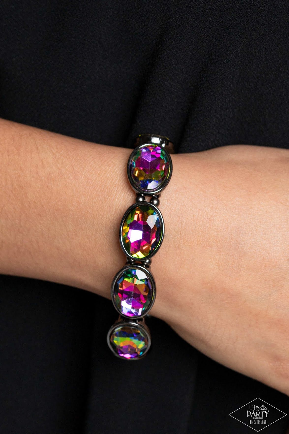 Paparazzi Accessories: Diva in Disguise Oil Spill Multi Bracelet