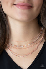 Paparazzi Accessories: Dangerously Demure Copper Necklace