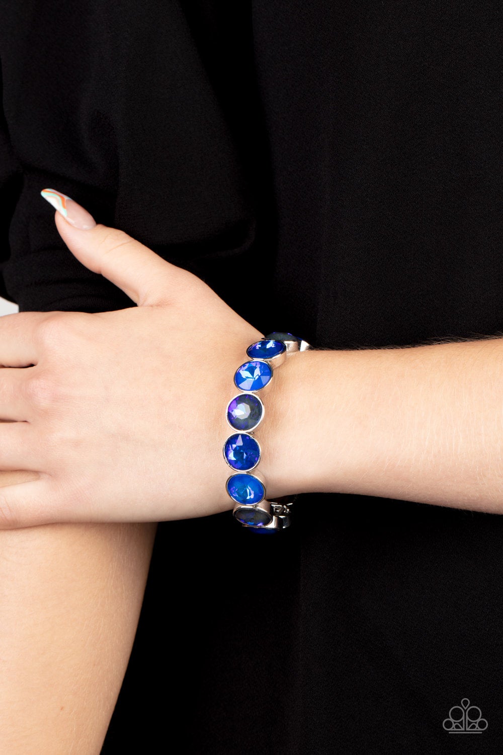 Paparazzi Accessories: Radiant On Repeat Blue Bracelet