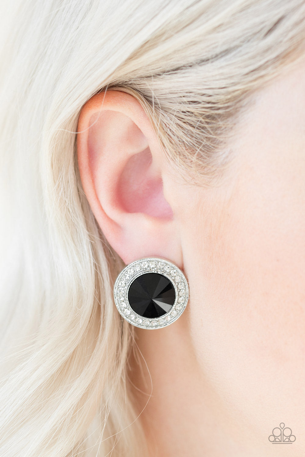 Paparazzi Accessories: What Should I BLING Black Post Earring